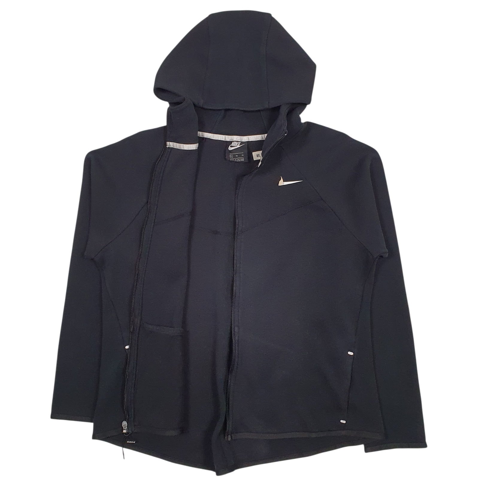 Womens Black Nike Colorado College Lacrosse Full Zip Jumper