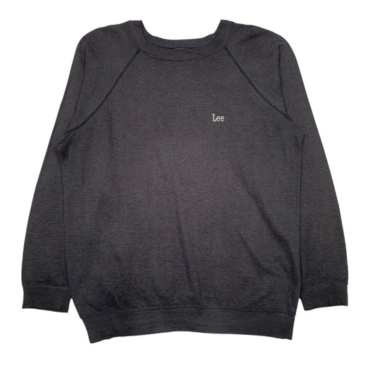 Mens Grey Lee Vintage Crewneck Jumper