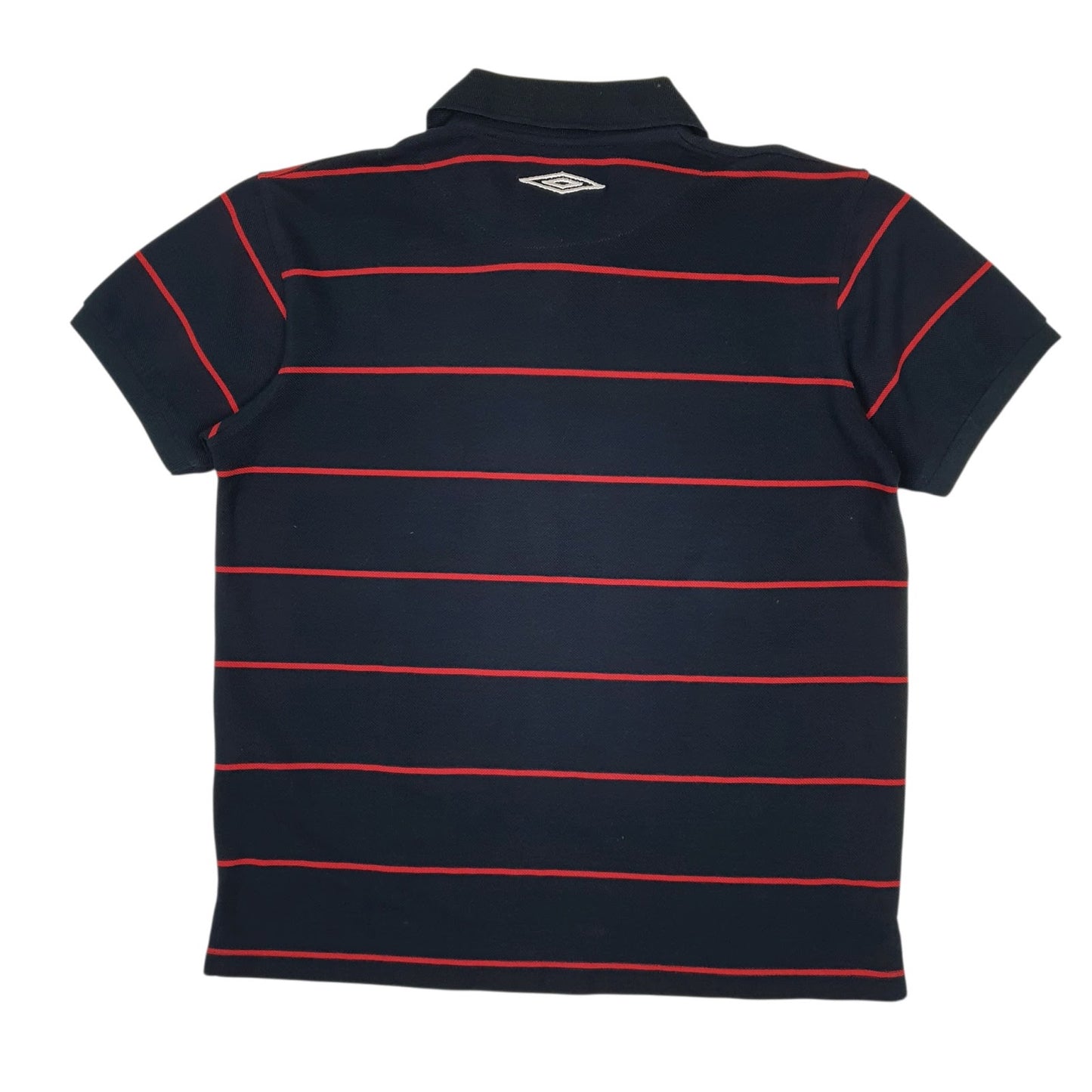 Mens Navy Umbro England Football Hoodie Polo Shirt