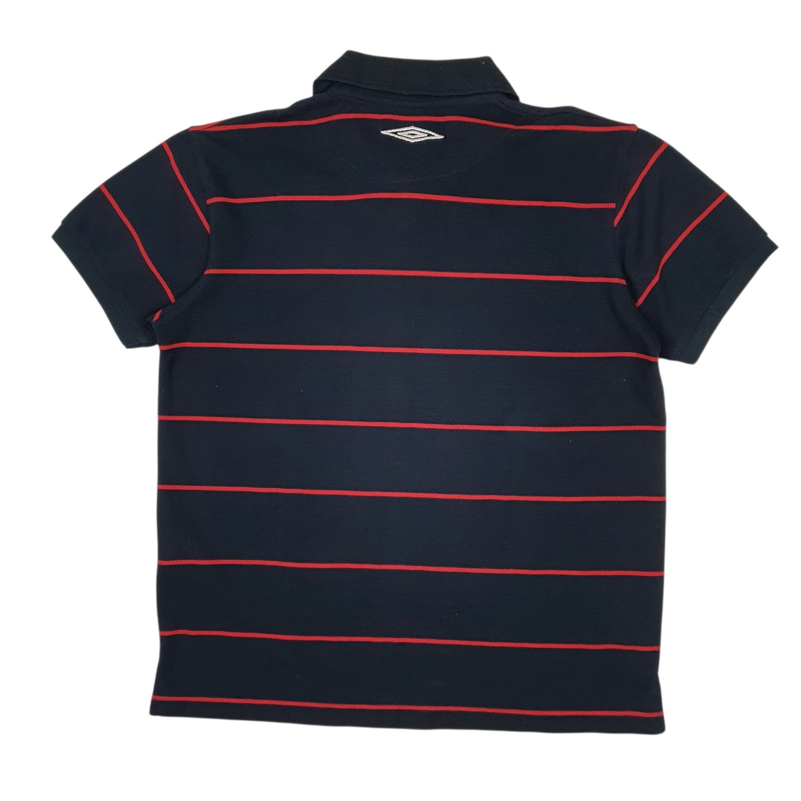Mens Navy Umbro England Football Hoodie Polo Shirt