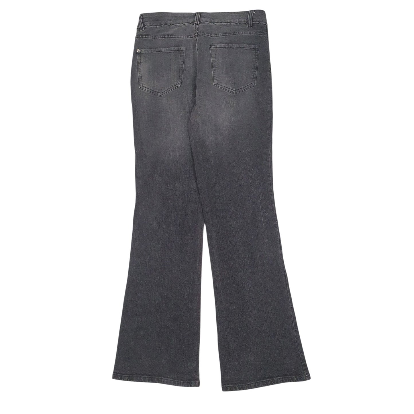 Womens Grey Faded Glory Embroidered  Jeans