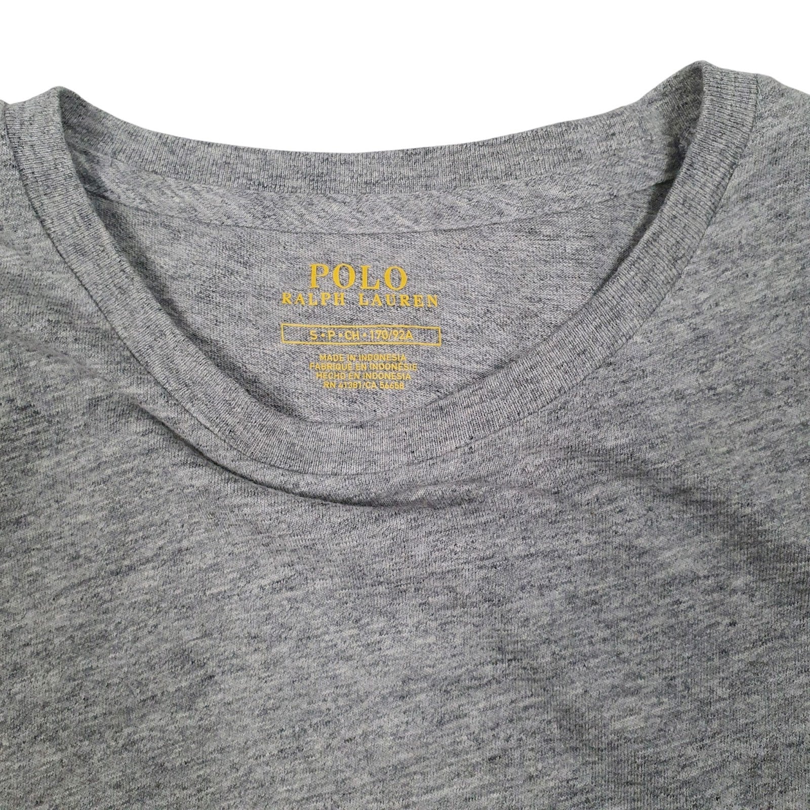 Mens Grey Polo Ralph Lauren   T Shirt