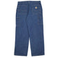 Mens Blue Carhartt Workwear Carpenter Fire Resistant  Jeans