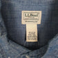 Mens Blue L.L.Bean   Shirt