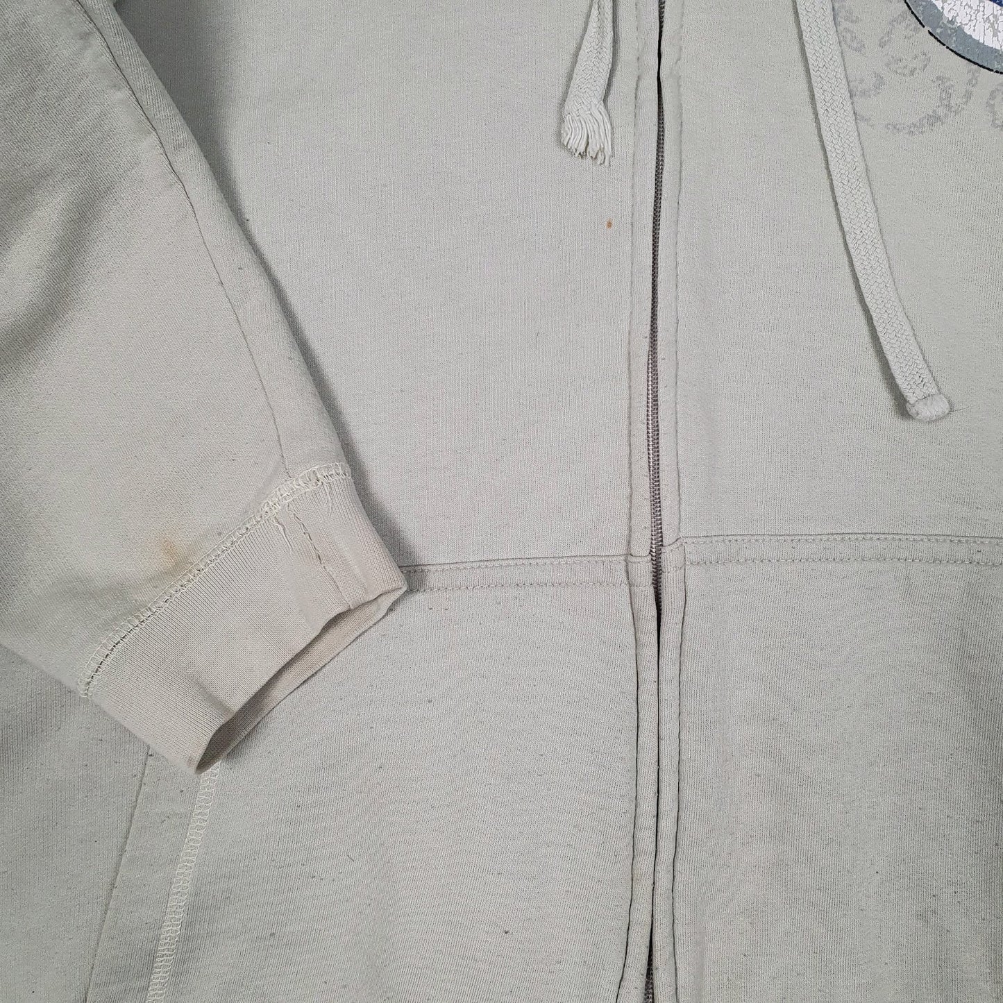 Mens Grey NFL Pittsburgh Steelers Full Zip Jumper