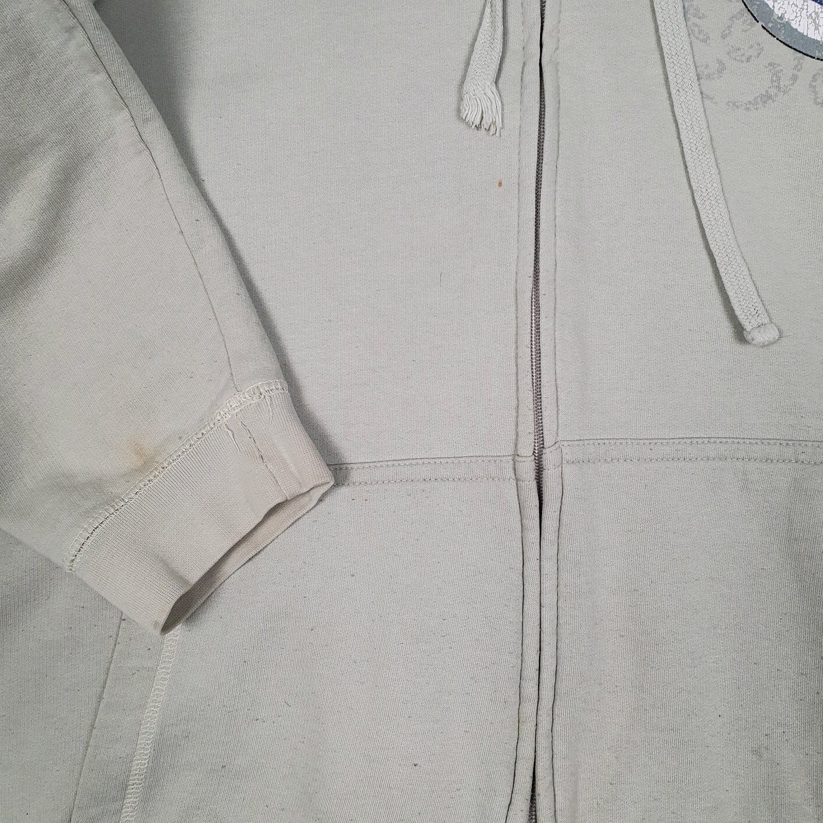 Mens Grey NFL Pittsburgh Steelers Full Zip Jumper