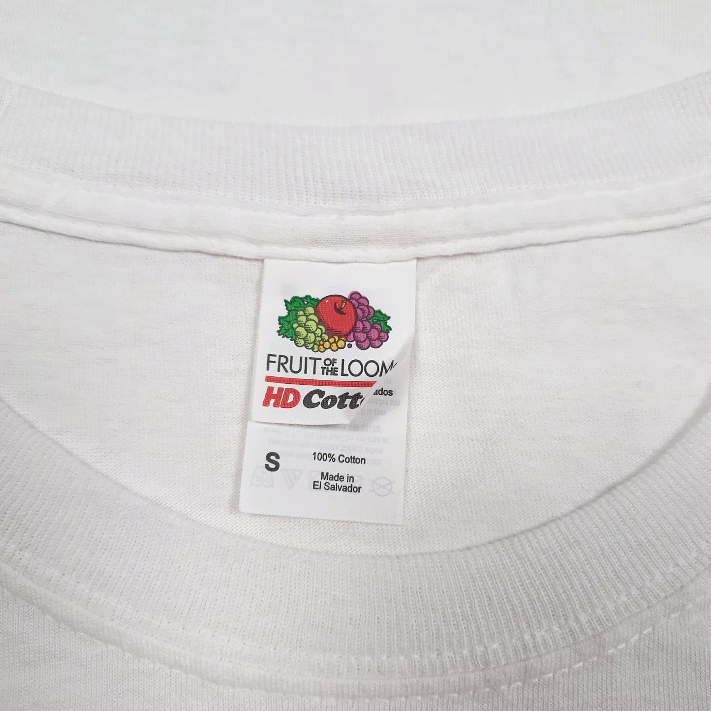 Mens White Fruit Of The Loom Los Angeles  T Shirt