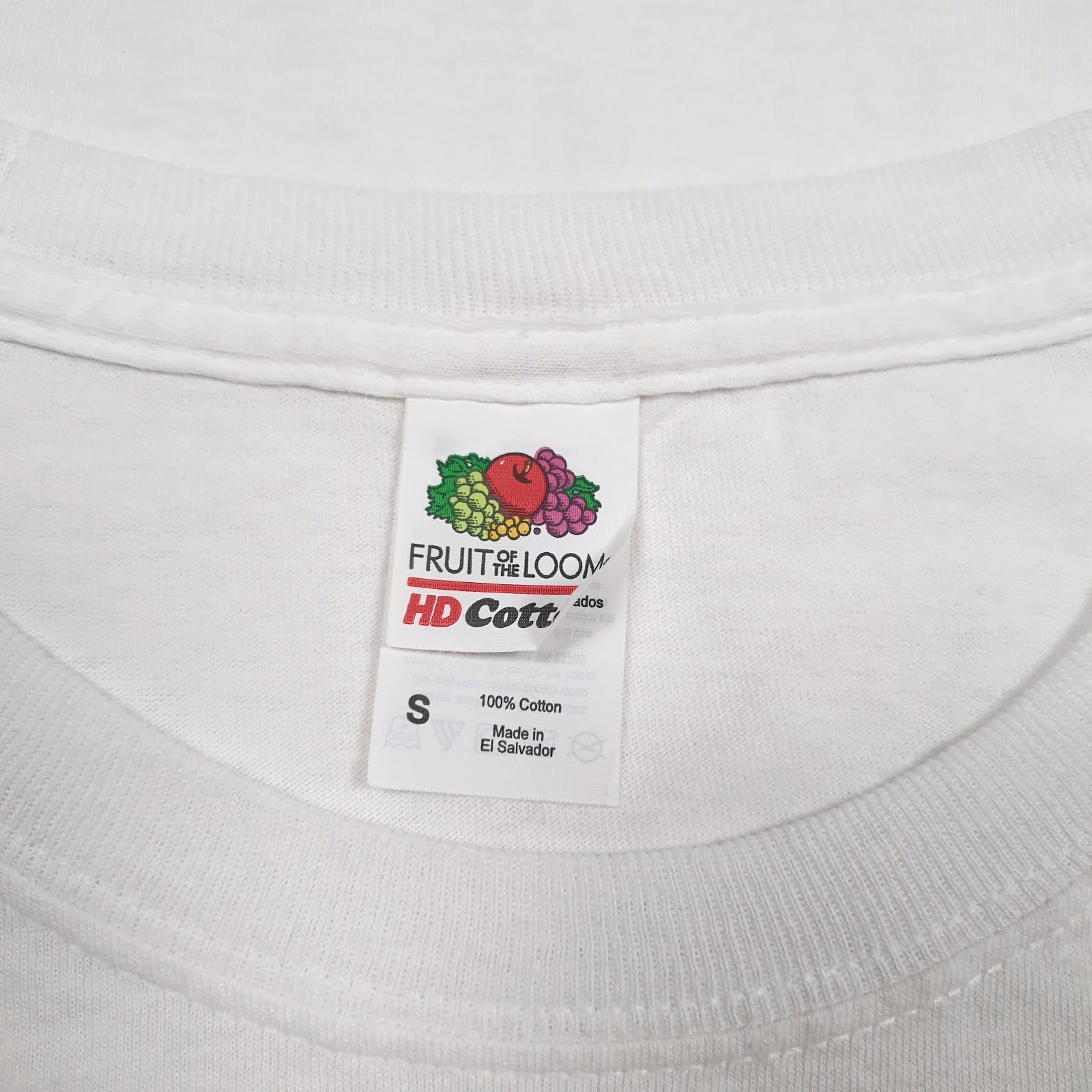 Mens White Fruit Of The Loom Los Angeles  T Shirt