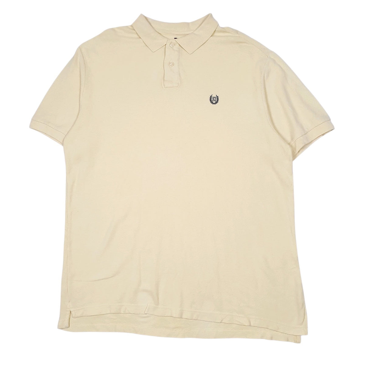 Mens Yellow Chaps  Short Sleeve Polo Shirt