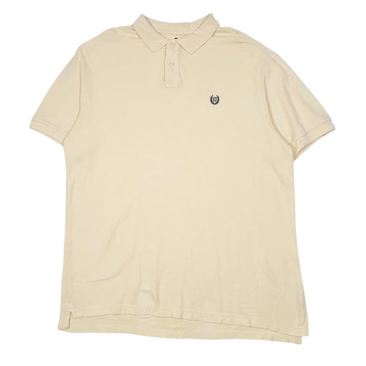 Mens Yellow Chaps  Short Sleeve Polo Shirt