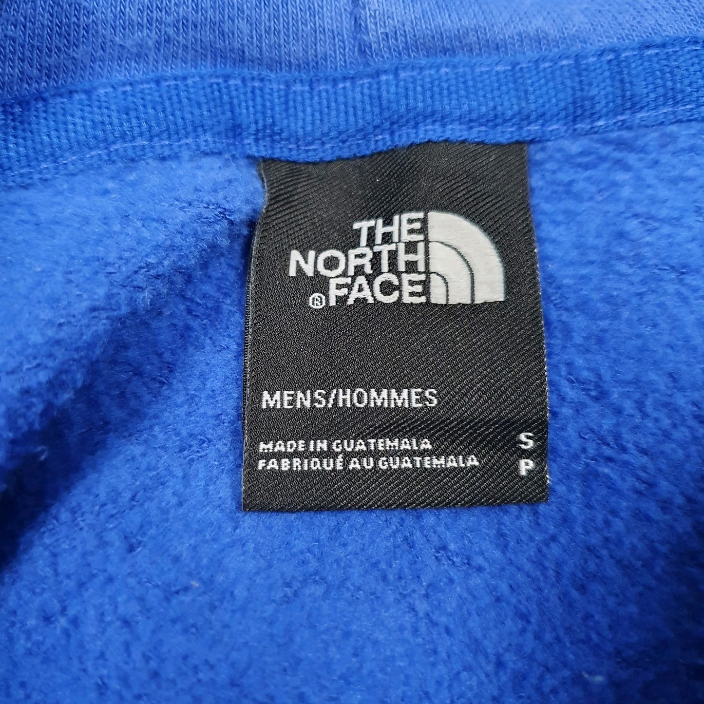 Mens Blue The North Face Spellout Hoodie Jumper