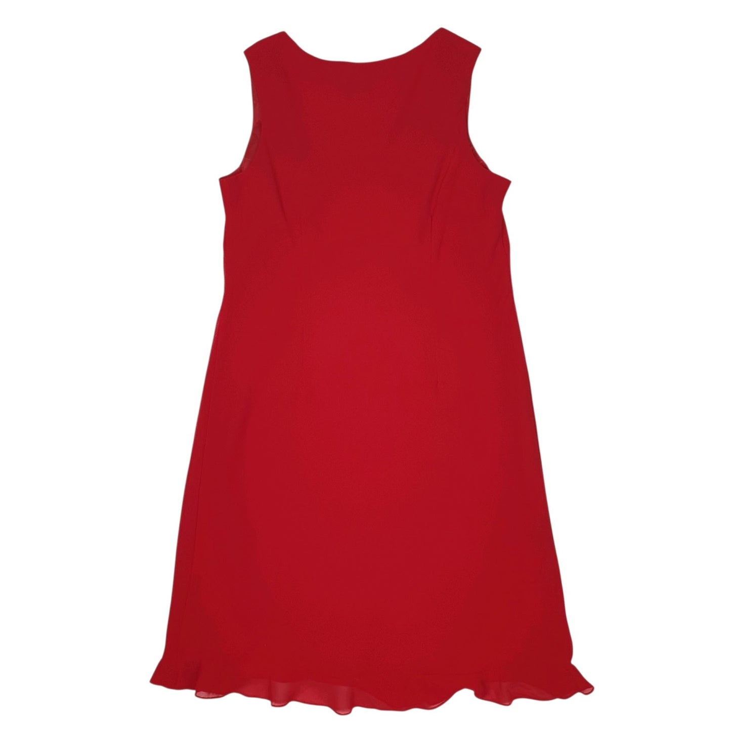 Womens Red Donna Ricco Vintage 90s  Dress