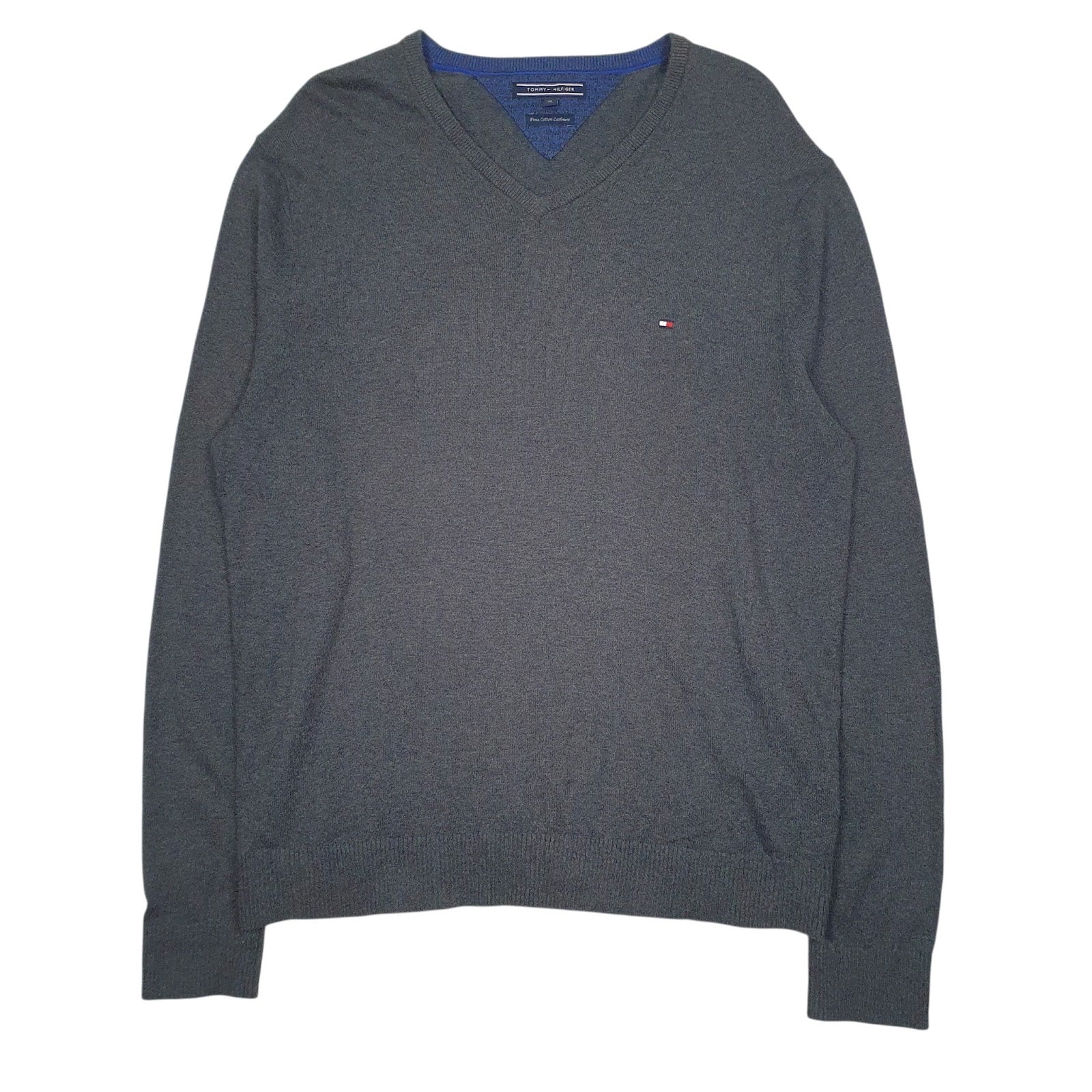 Mens Grey Tommy Hilfiger  Crewneck Jumper