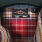 Mens Brown Bear Flannel  Shirt