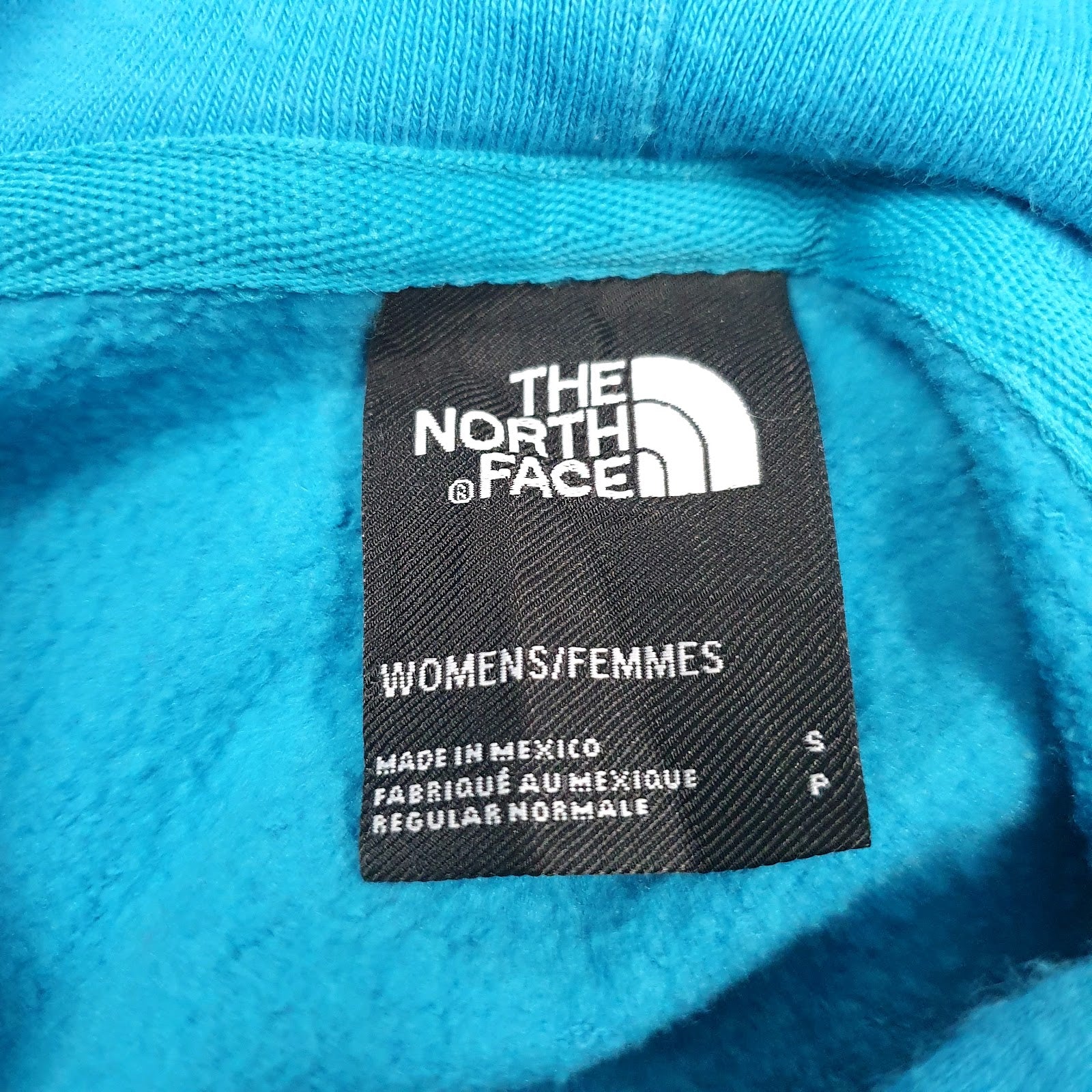 Womens Blue The North Face Spellout Hoodie Jumper