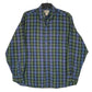 Mens Blue L.L.Bean Flannel Long Sleeve Shirt