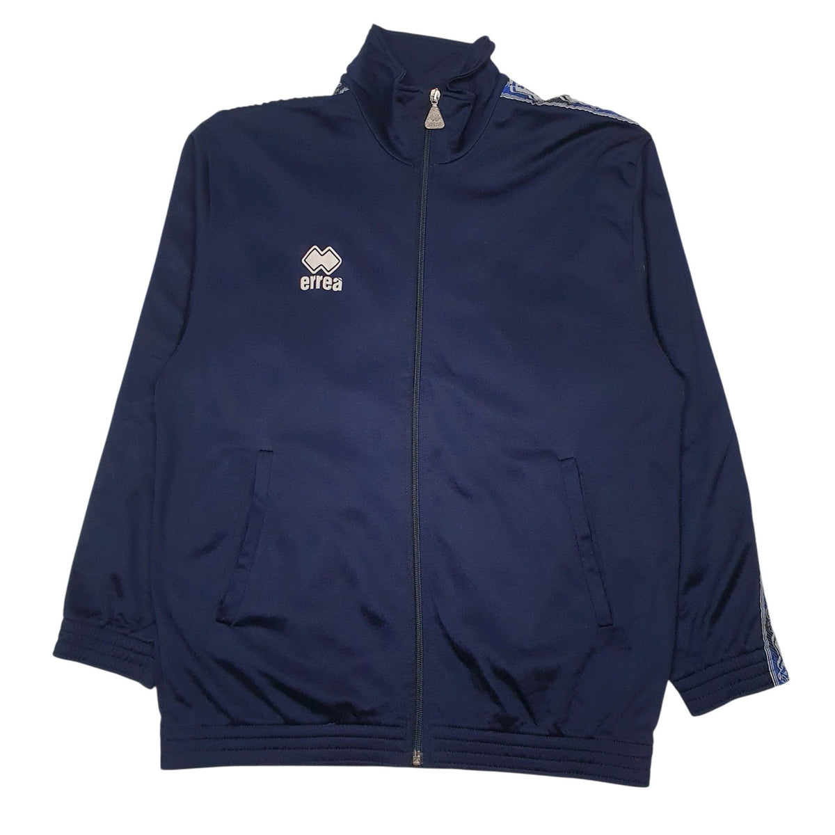 Mens Navy Errea  Full Zip Jumper