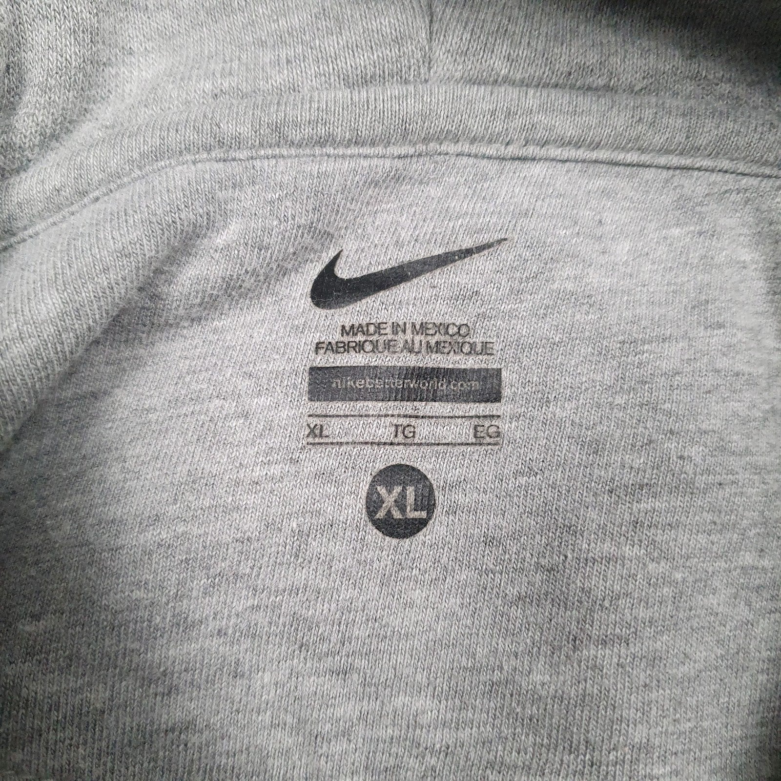 Mens Grey Nike  Hoodie Jumper