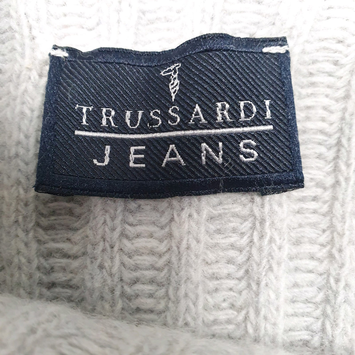 Womens Blue Trussardi Knit Crewneck Jumper