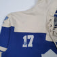 Mens Blue Old Time Hockey Toronto Maple Leafs NHL Jersey Hoodie Jumper