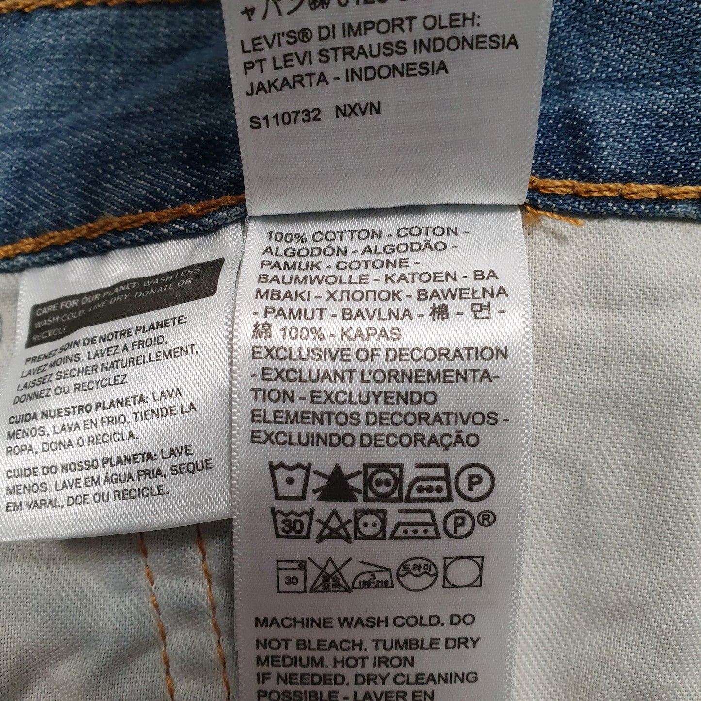 Mens Blue Levis   Jeans