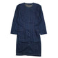 Womens Blue Unbranded  Long Sleeve Dress