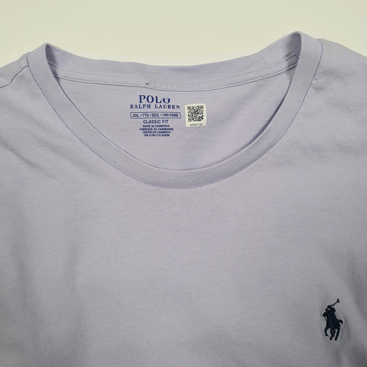 Mens Purple Polo Ralph Lauren   T Shirt