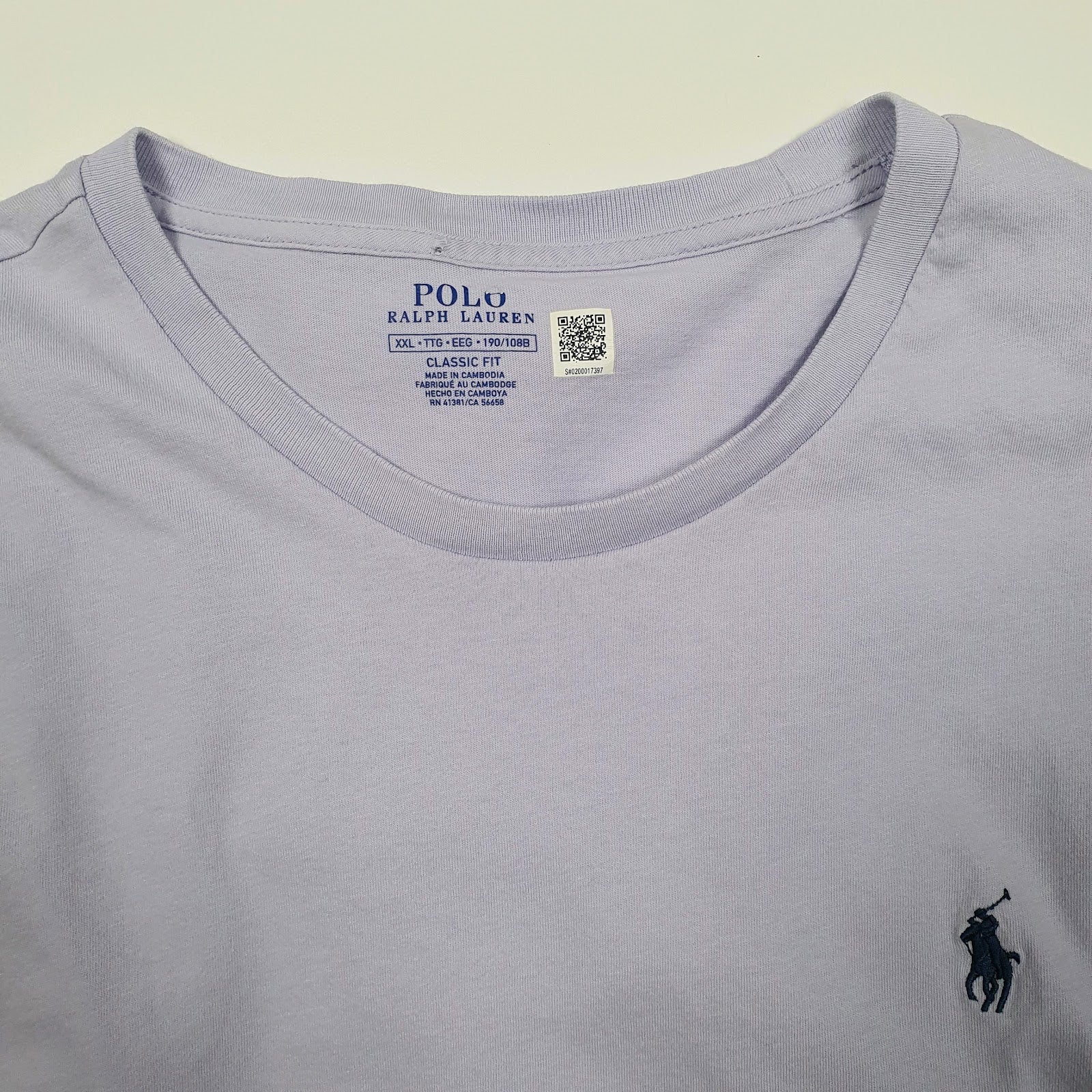 Mens Purple Polo Ralph Lauren   T Shirt