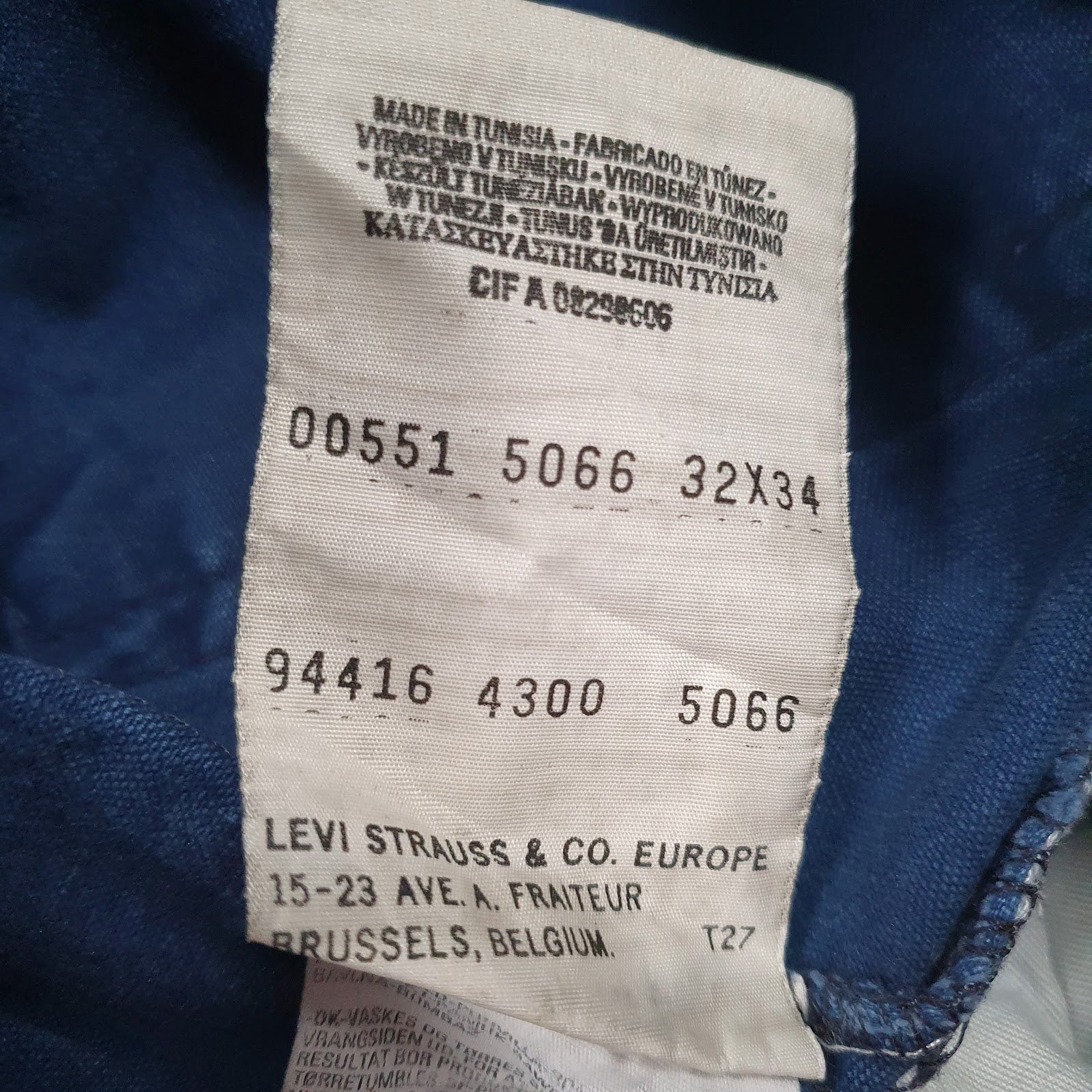 Mens Blue Levis   Jeans
