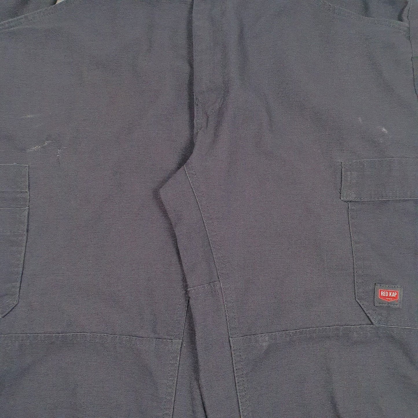 Mens Grey Red Kap Workwear Double Knee  Trousers