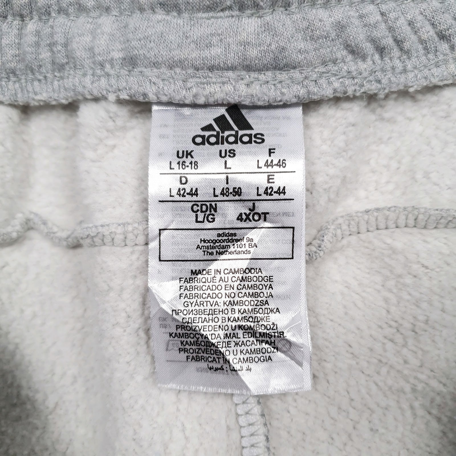 Womens Grey Adidas  Crewneck Trousers