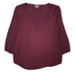 Womens Burgundy Vero Moda  Long Sleeve T Shirt