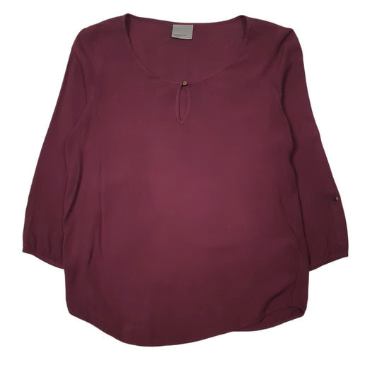 Womens Burgundy Vero Moda  Long Sleeve T Shirt