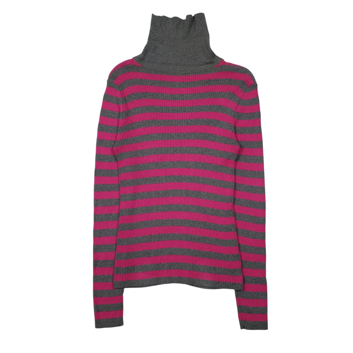 Womens Grey Moda  Turtle Neck Jumper
