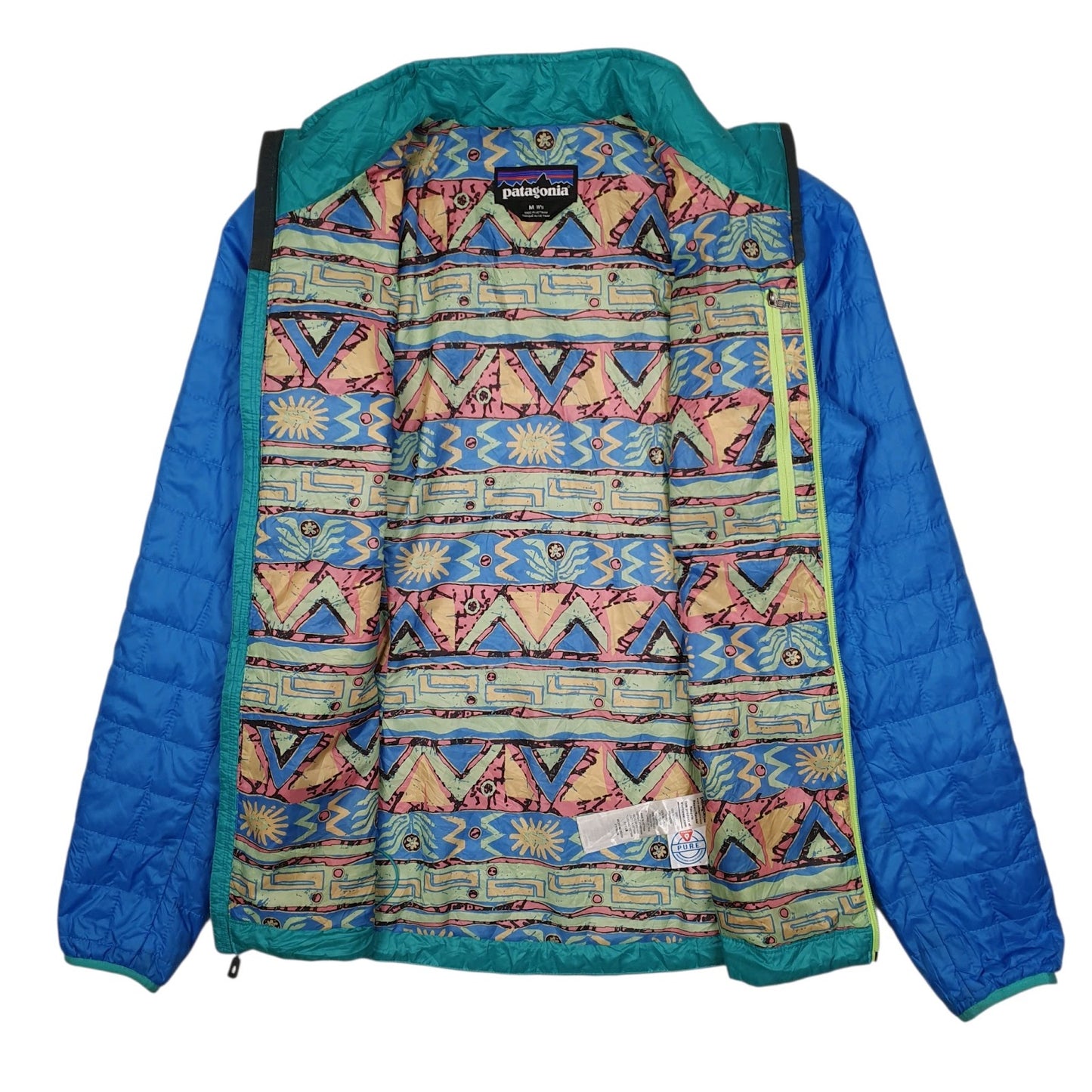 Womens Blue Patagonia Nano Puff  Coat