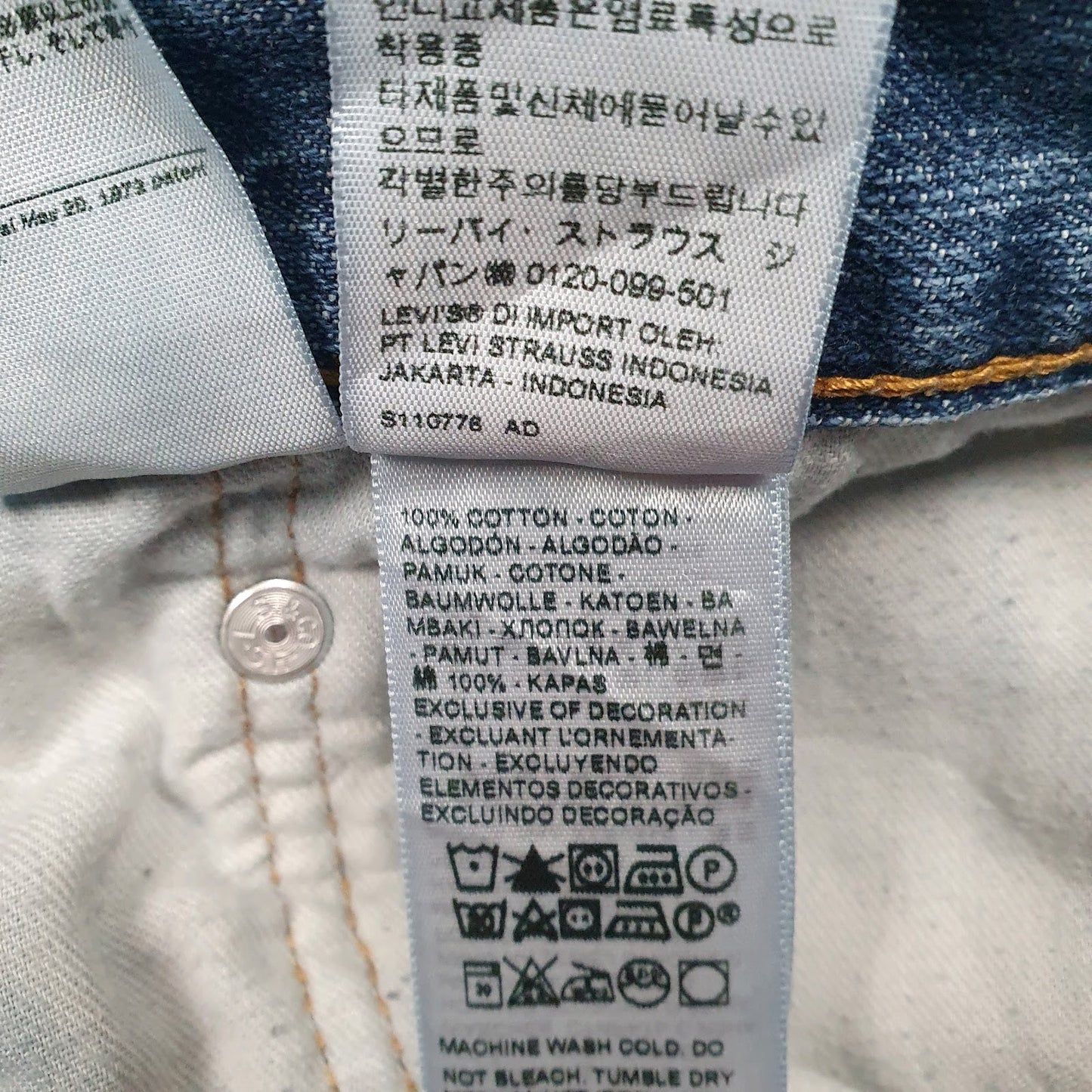 Mens Blue Levis   Jeans