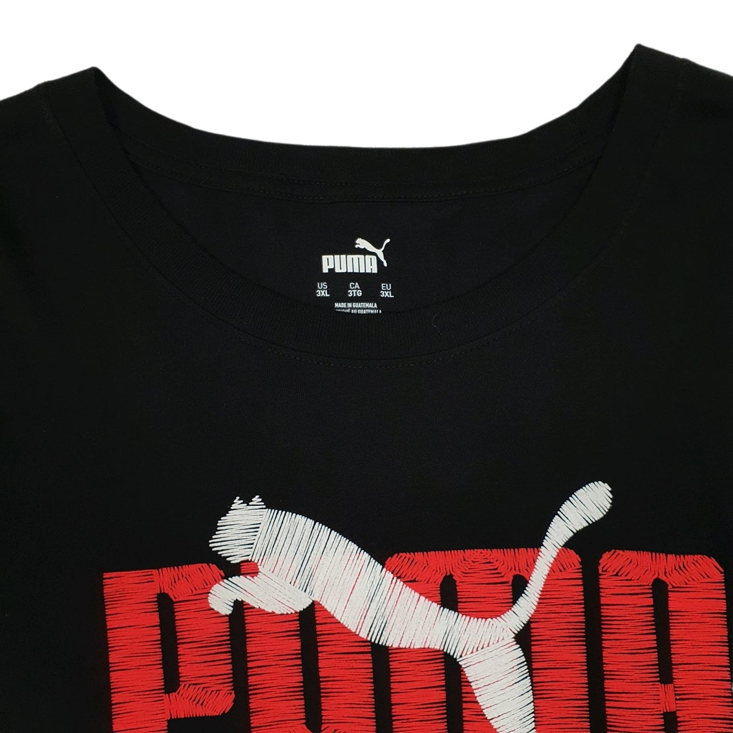 Mens Black Puma   T Shirt