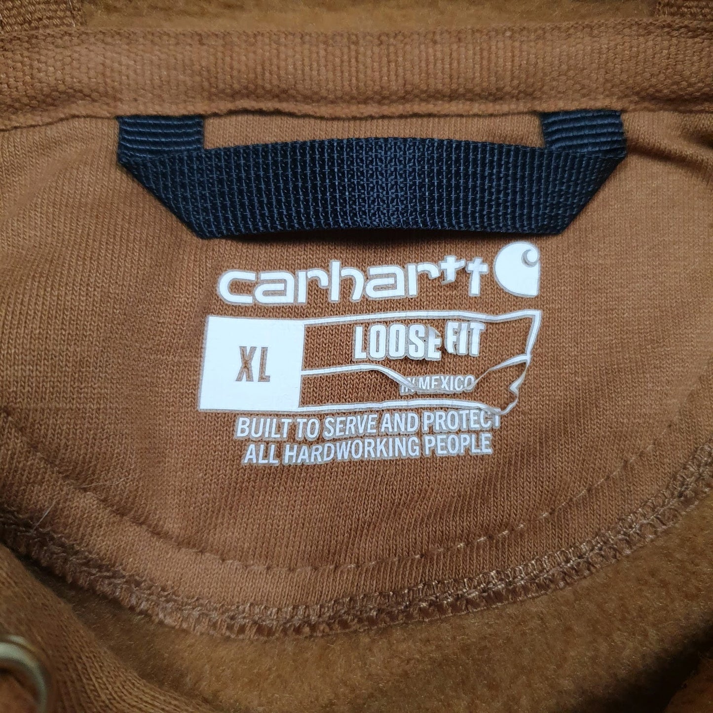 Mens Brown Carhartt  Hoodie Jumper