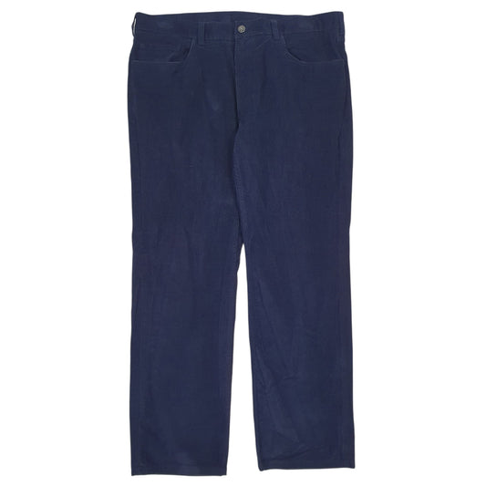 Mens Navy Brooks Brothers  Corduroy Trousers
