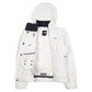 Womens White The North Face  Hoodie Coat