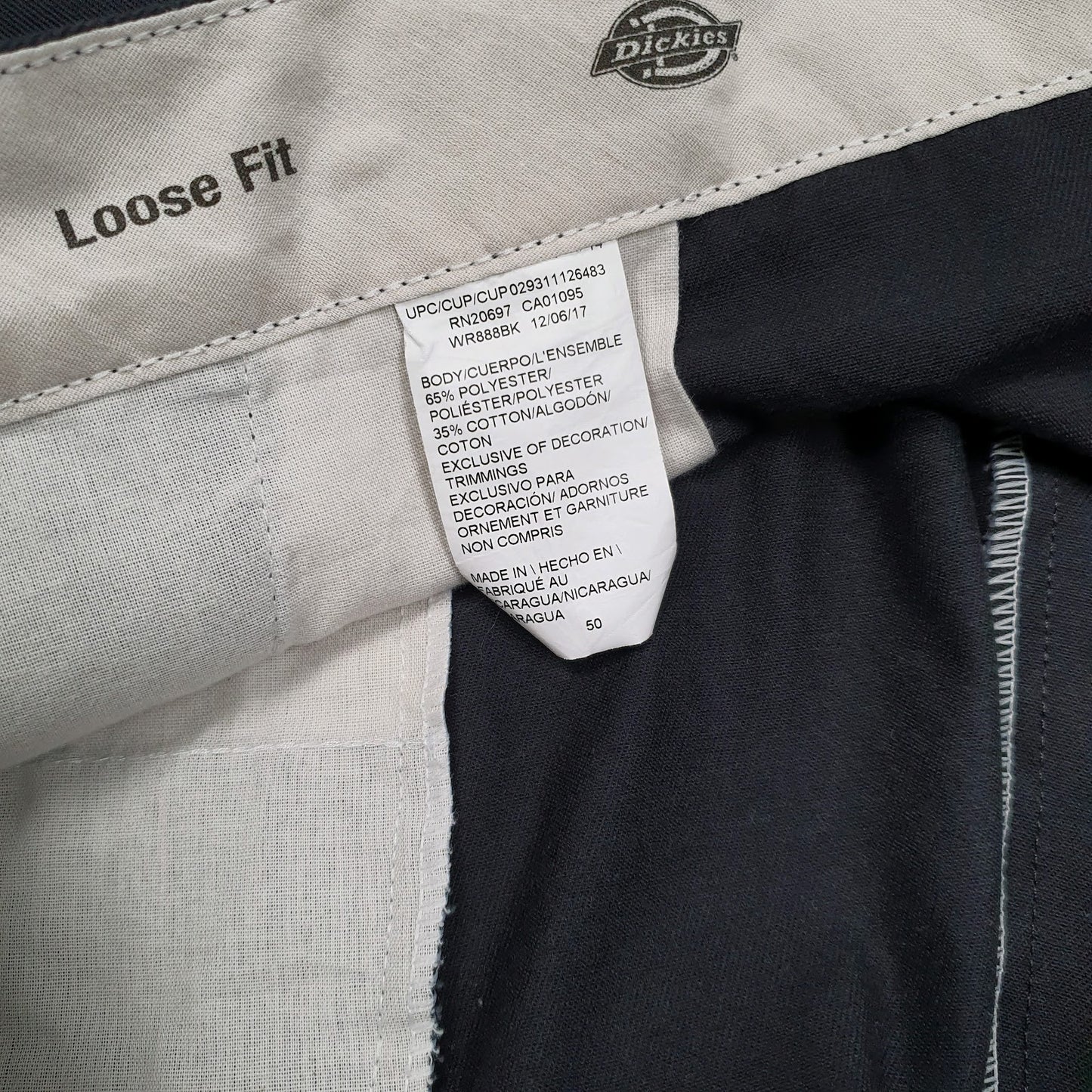 Mens Black Dickies   Shorts
