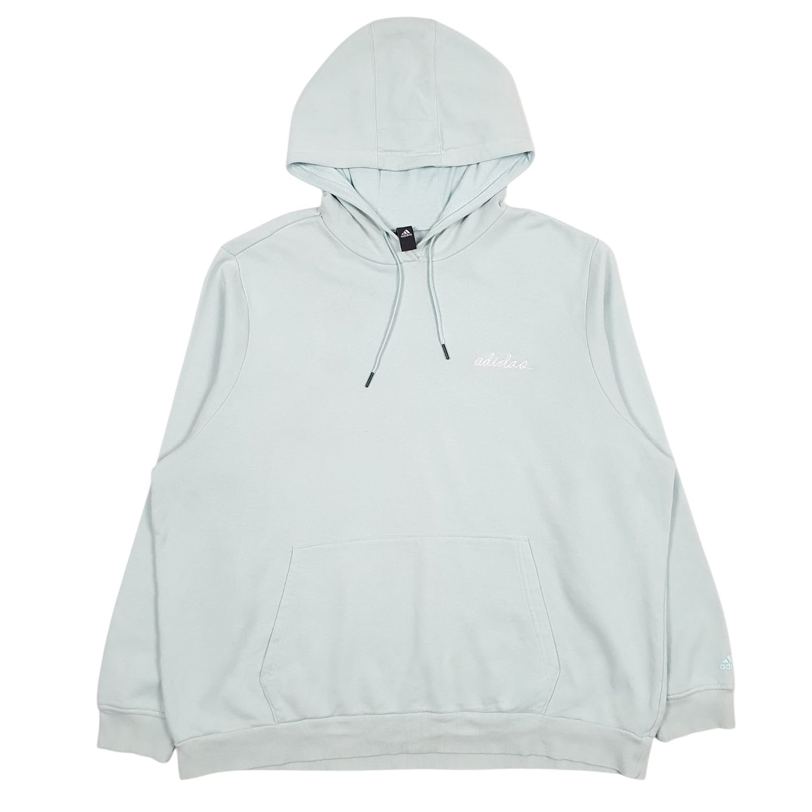 Mens Blue Adidas  Hoodie Jumper