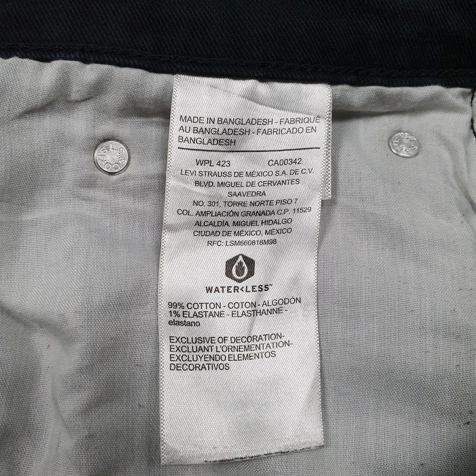 Mens Black Levis   Jeans