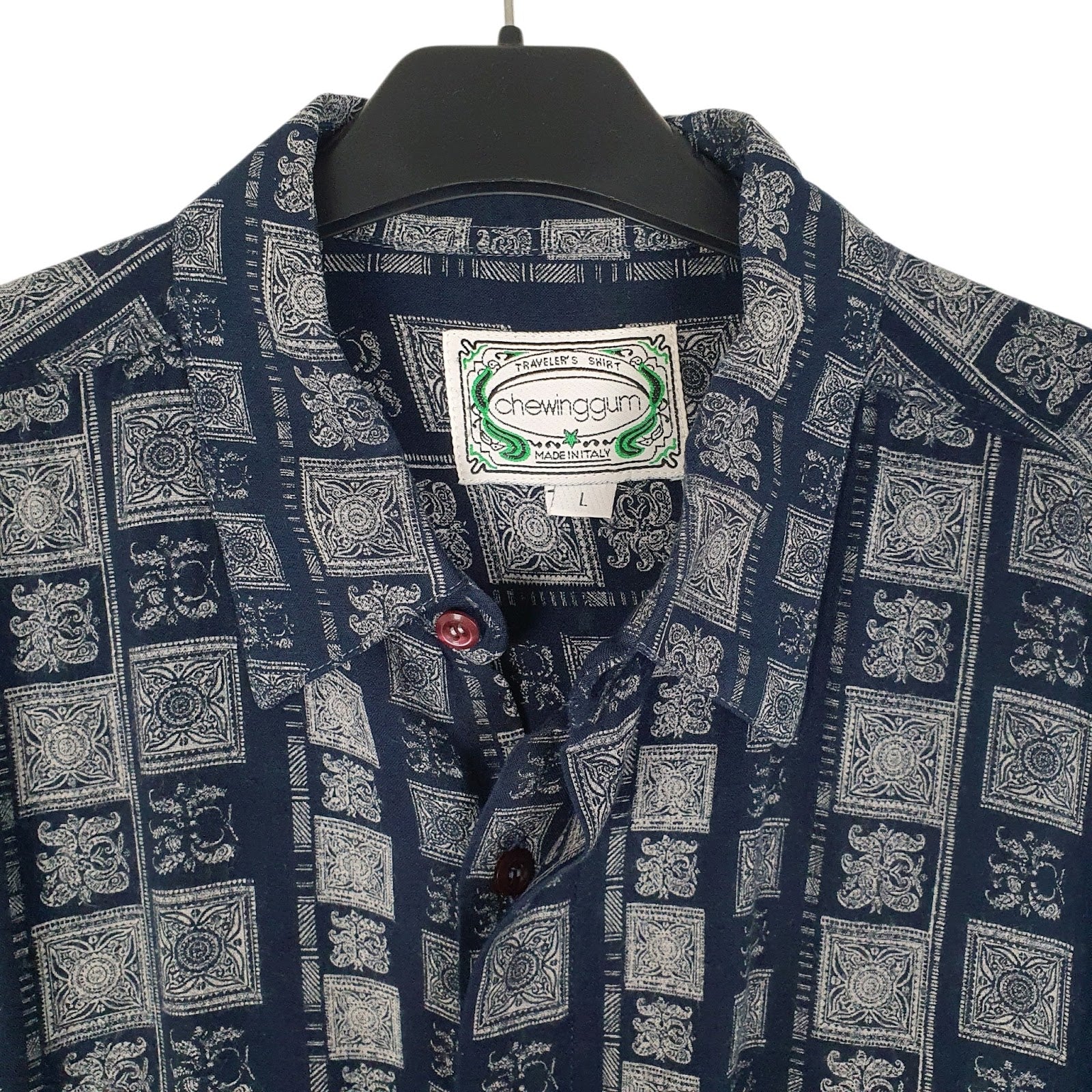 Mens Navy Chewinggum Made In Italy  Shirt
