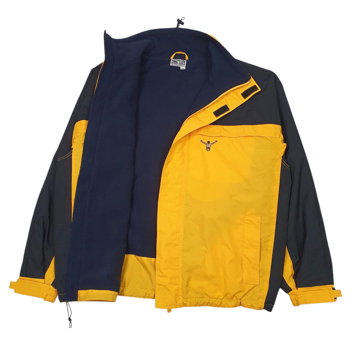 Mens Yellow Chiemsee Vintage Fleece Lined  Coat