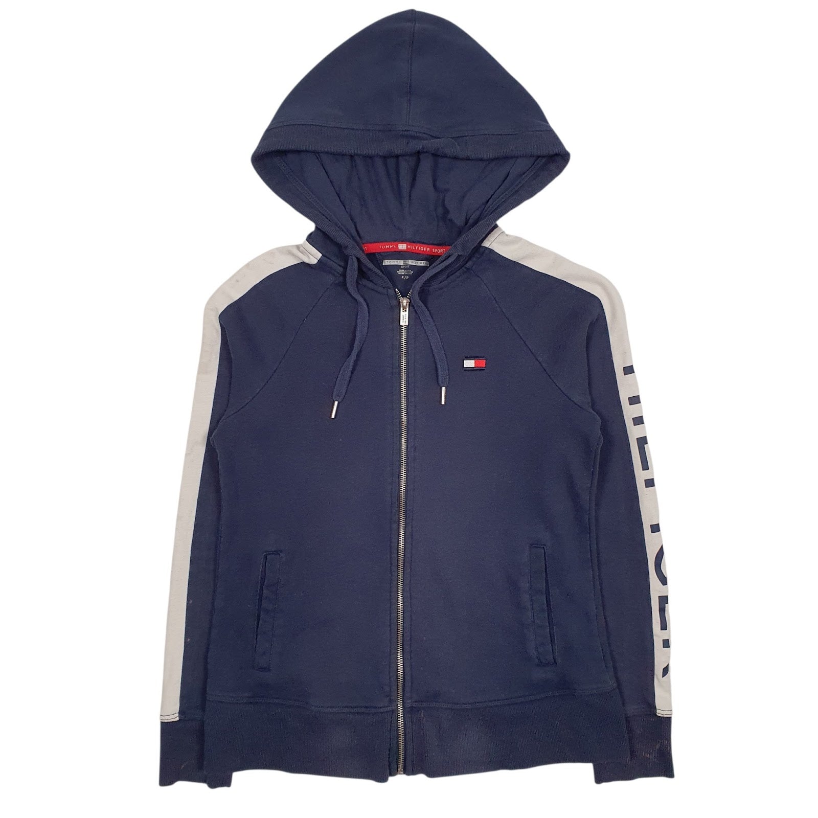 Womens Navy Tommy Hilfiger  Full Zip Jumper