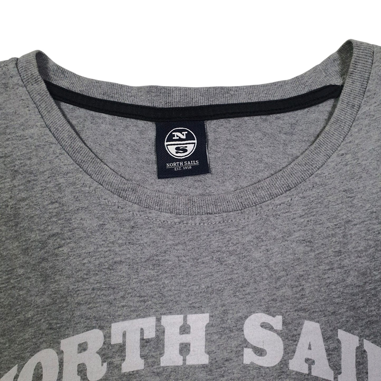 Mens Grey North Sails   T Shirt