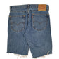 Mens Blue Levis 505  Shorts