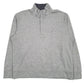Mens Grey Nautica  Quarter Zip Jumper