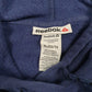 Mens Blue Reebok Spellout Hoodie Jumper